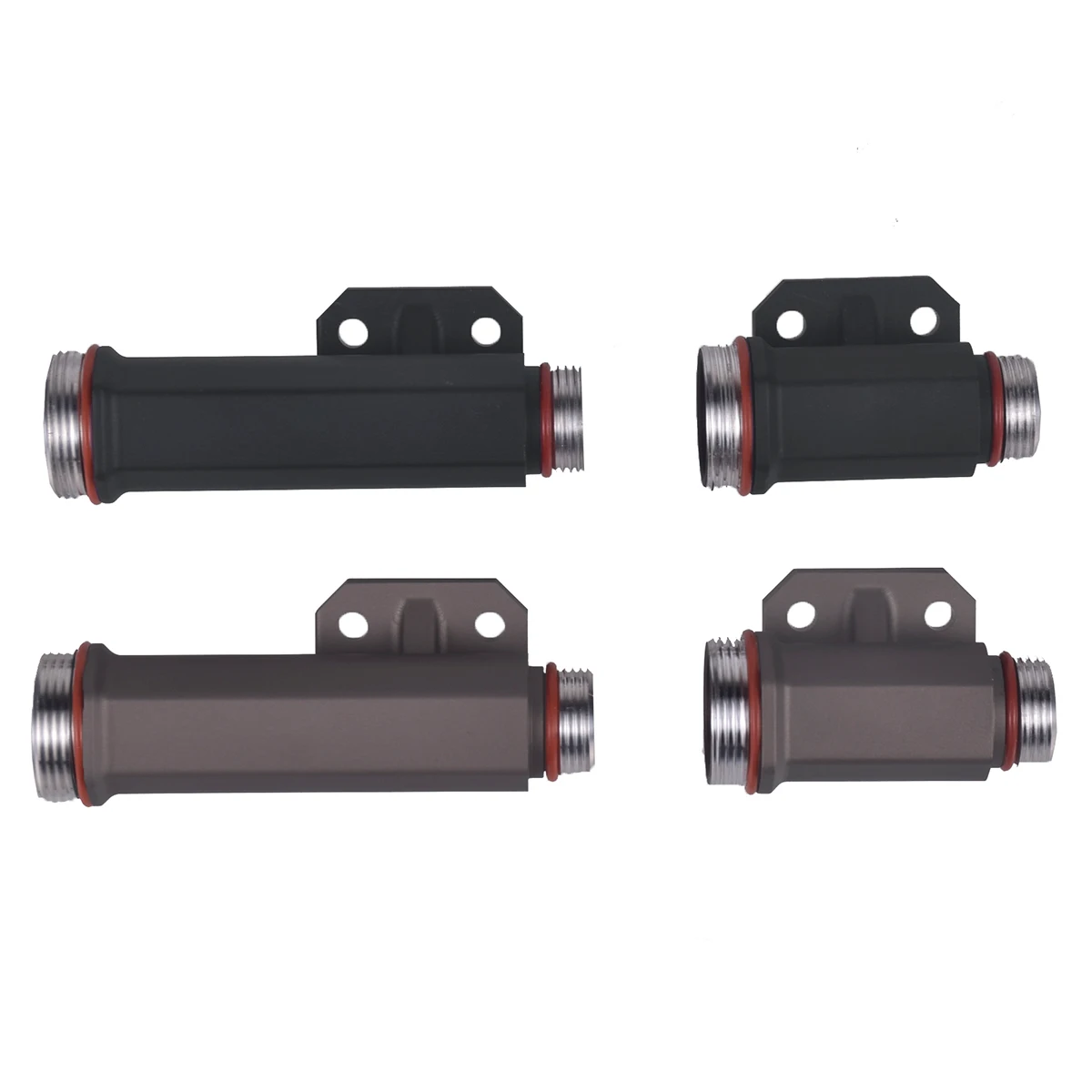 Accesorios para linterna de cuerpo de luz táctica, lámpara para casco, montaje de aluminio, luz de explorador de PL-V2 serie 18650 18350 con orificio para tornillo derecho - imagen 5