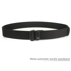 Cinturón táctico nailon resistente hebilla automática IPSC para hombre