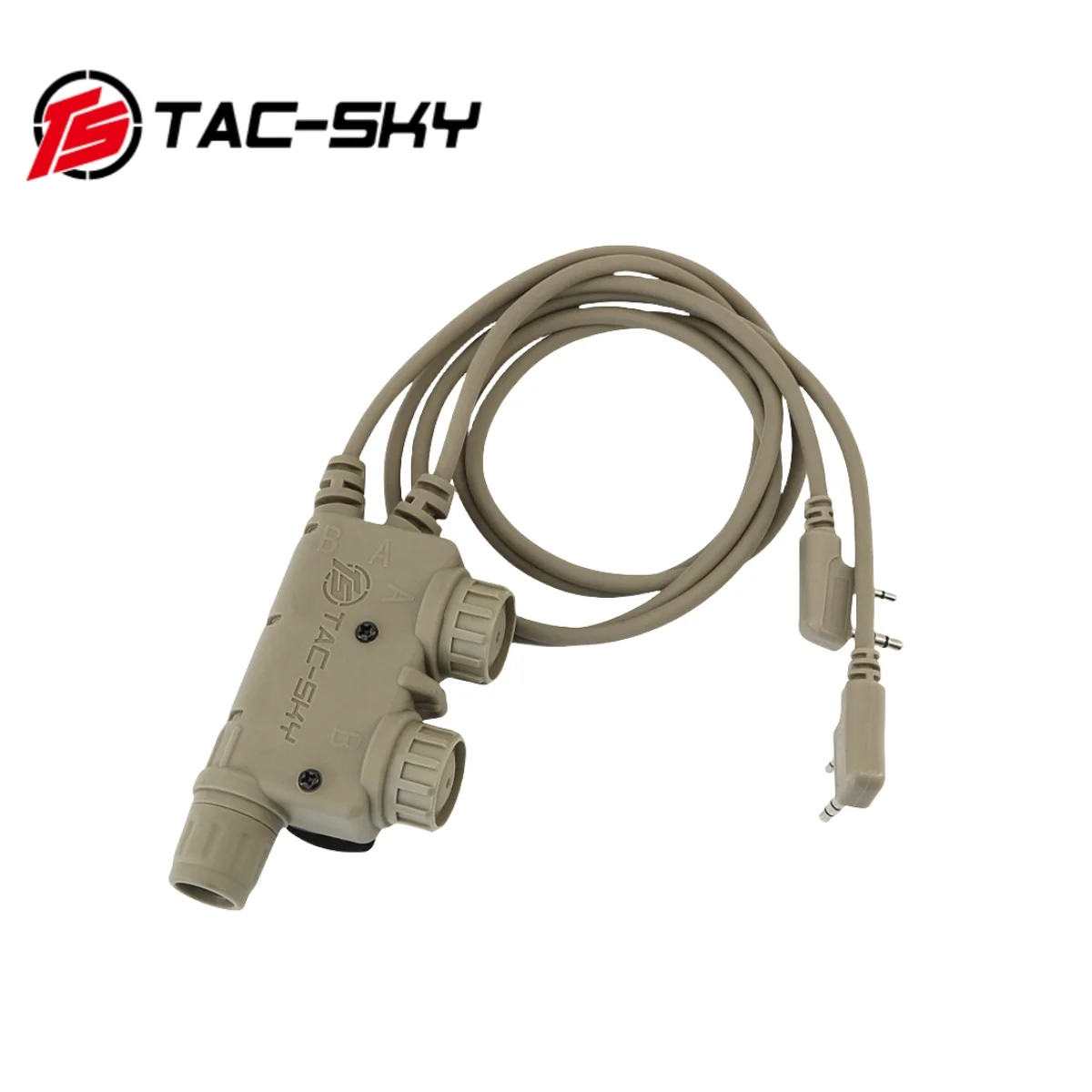 TS TAC-SKY adaptador militar táctico Dual Comm V2 U94 PTT Compatible con EARMOR MSA SORDIN COMTA II III auriculares tácticos - imagen 2