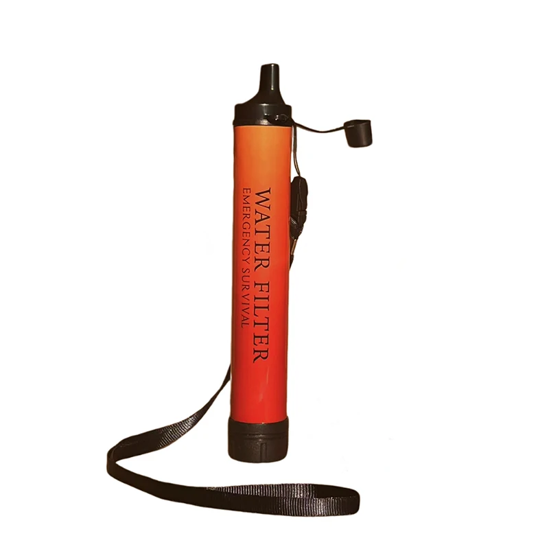 Filtro purificador de agua de emergencia para supervivencia y acampada al aire libre, adecuado para ríos, lagos, creeks, herramienta de purificación portátil, filtro de agua - imagen 3