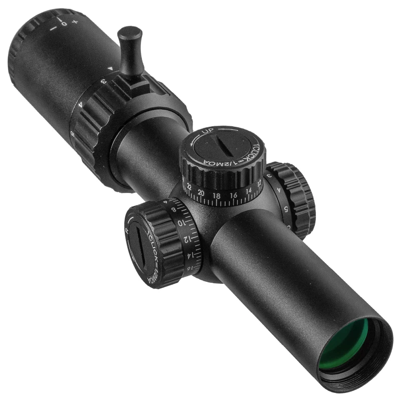 FIRE WOLF 1-5X24 IR alcance táctico Rifle gran angular Airsoft Riflescope caza óptica tiro arma vista rojo verde luz retícula - imagen 2