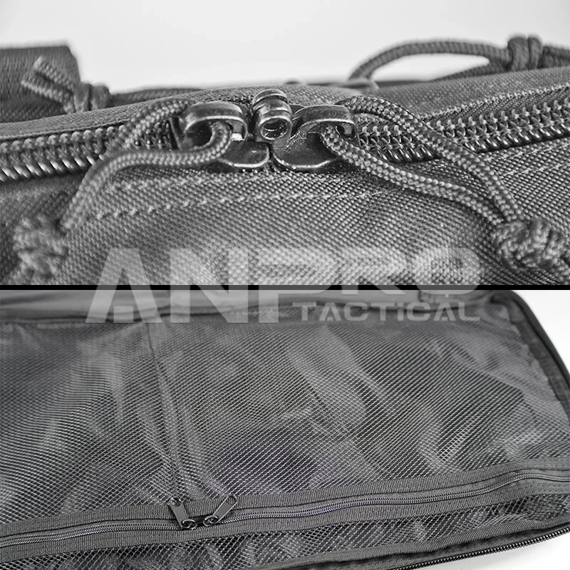 Mochila táctica para pesca al aire libre, estuche con sistema Molle, bolsa de nailon con cremallera bloqueable, accesorios de caza acolchados suaves - imagen 4