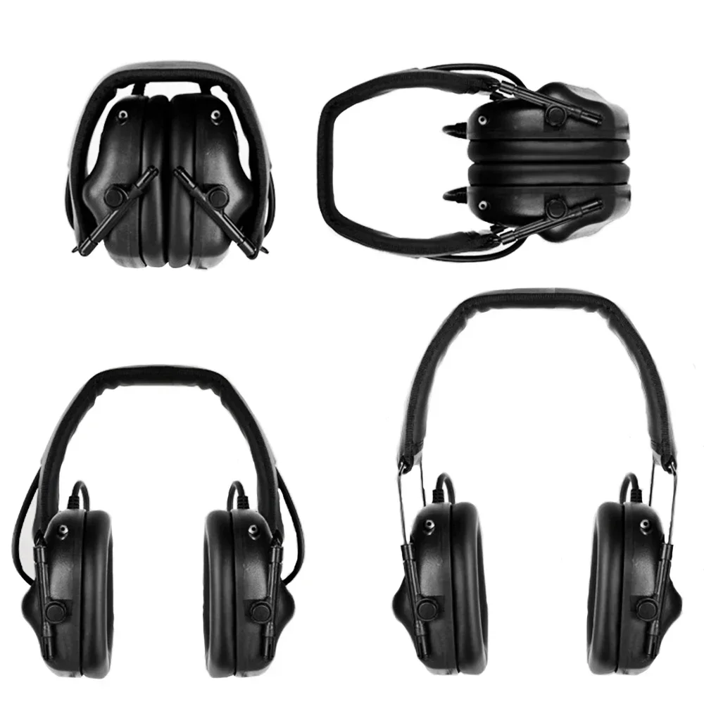 Auriculares tácticos sin sonido, versión de reducción de ruido, cabeza militar, caza, tiro Airsoft - imagen 3