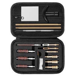 Kit limpieza pistola táctica cepillos latón y adaptadores