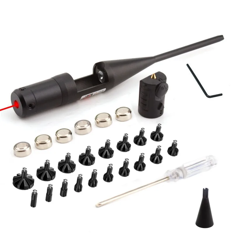 Calibrador láser rojo y verde, localizador de ajuste a cero, mira de Rifle, puntero láser, Glock - imagen 4