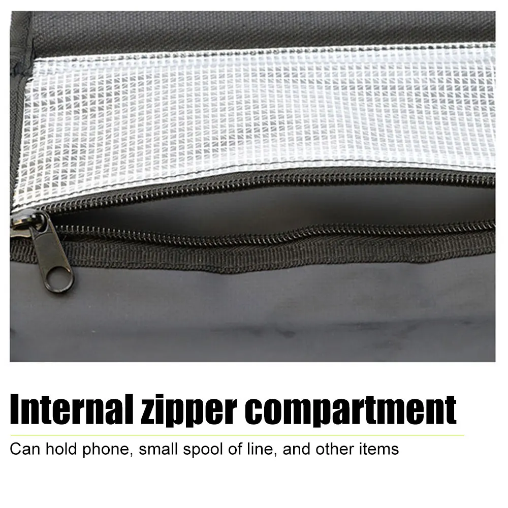 Bolsa de almacenamiento de Señuelos de Pesca, bolsa de transporte de cebos blandos, carpeta de aparejos de pesca, estuche organizador, bolsas Ziplock transparentes extraíbles - imagen 4