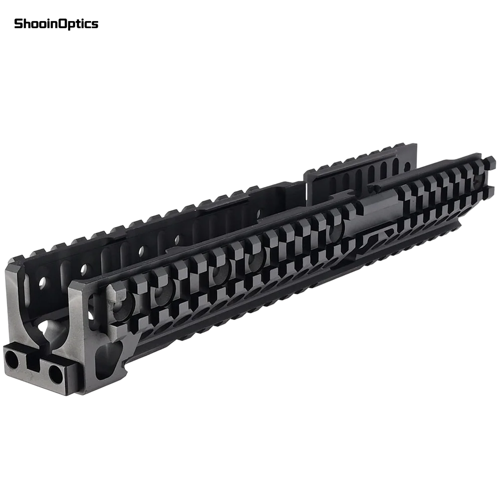 AK Quad riel Picatinny táctico de aluminio longitud completa - imagen 2