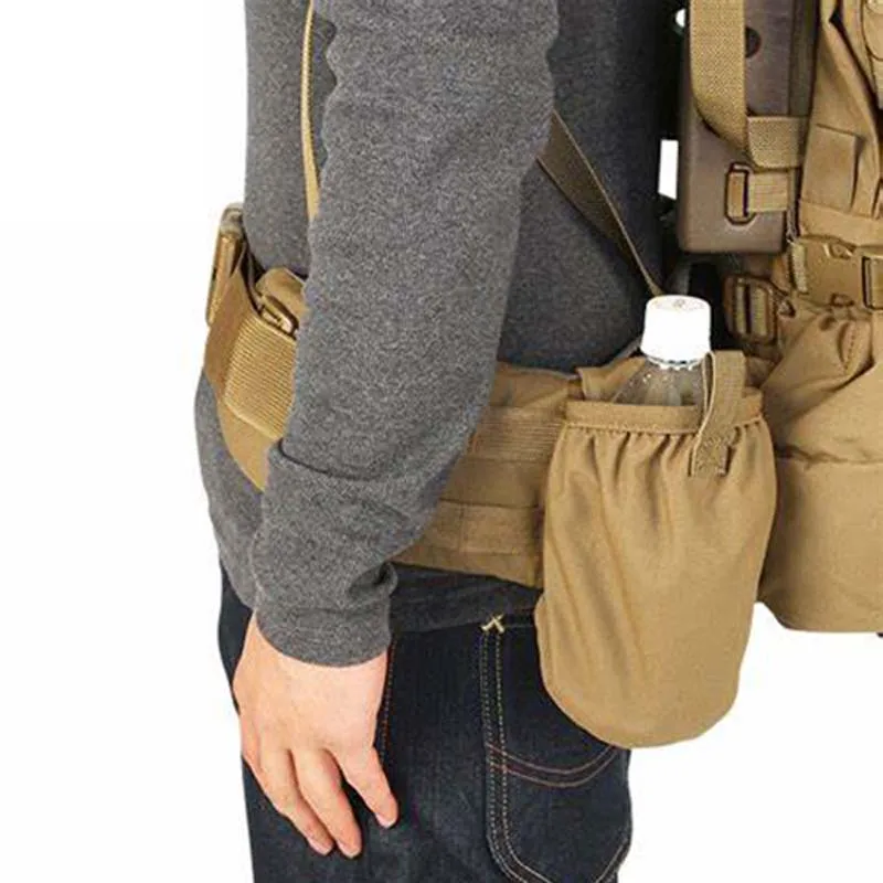 Portavasos de agua portátil táctico 500D, bolsillo para botella Ex, bolsa táctica para botella de agua Molle importada - imagen 4