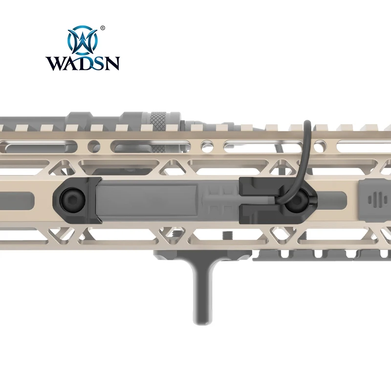 WADSN Surefire-linterna de luz Scout M600 M300 ST07, interruptor de almohadilla de presión de cinta remota, accesorios de placas de montaje de riel Mlok Keymod - imagen 3