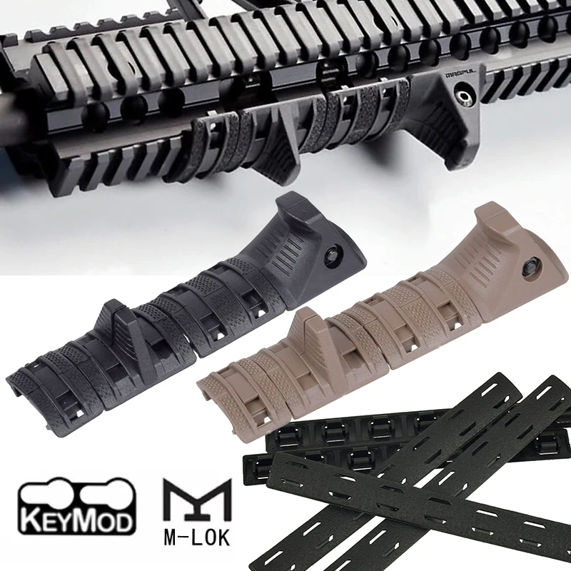Kit de parada de mano táctica para cubiertas de riel Picatinny de 20mm, accesorios para pistola de juguete Airsoft AEG GBB HK416 AR15 M4A1 - imagen 2