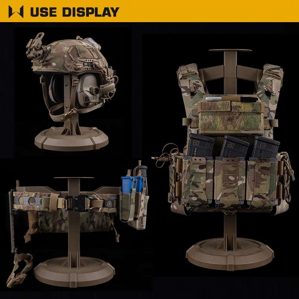 Soporte táctico para exhibición de armadura y casco MOLLE Airsoft - imagen 5