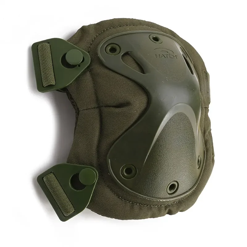 Juego de almohadillas protectoras para codo y rodilla táctica Takpad, ropa deportiva, equipo protector de tobillo, combate, Airsoft, caza, Camping, senderismo, OD - imagen 4