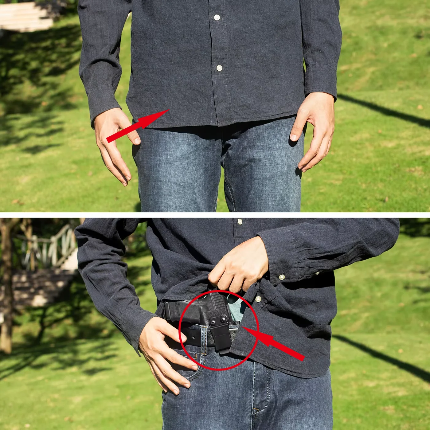 Funda KYDEX Beretta 92FS mano izquierda con clip para cinturón