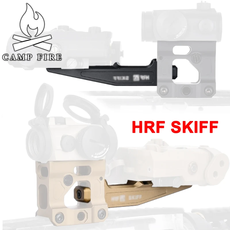 Soporte vertical táctico HRF SKI * FF UN * TIY Fast 6 ranuras Picatinny Rail Ftc 2,26 "montaje elevador óptico para T01 T02 NGAL PEQ MAWL Airsoft