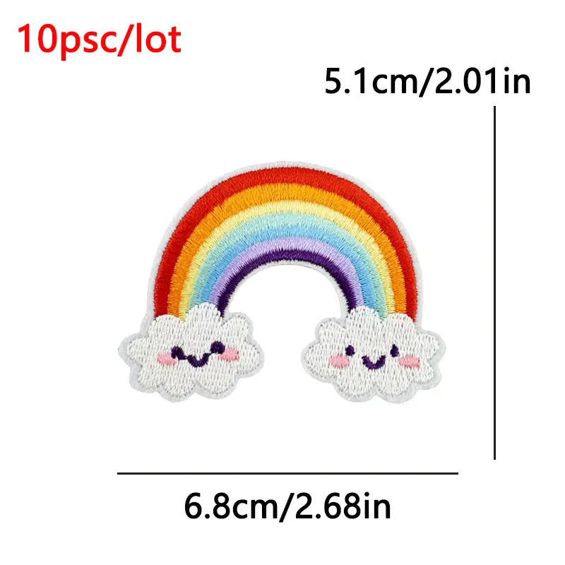 Parche bordado termoadhesivo dibujos animados para ropa y mochilas - imagen 5