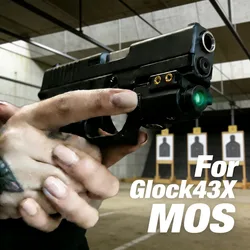 Láser rojo táctico magnético recargable para Glock 43x MOS pistola