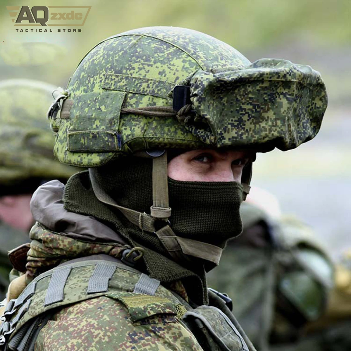 Conjunto de casco del ejército ruso 6B47 Ratnik con cubierta de gafas de casco para EMR SSO RSP, cascos tácticos de caza Airsoft - imagen 3