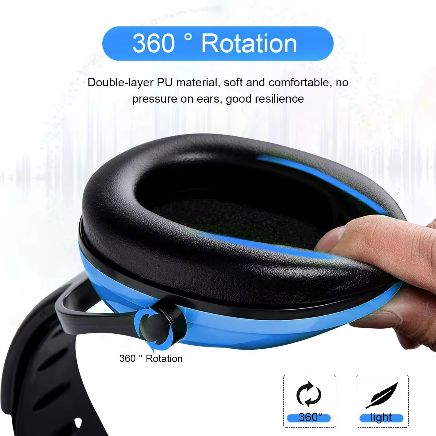 YHKEMA K50 orejeras electrónicas con reducción de ruido para tiro - imagen 2