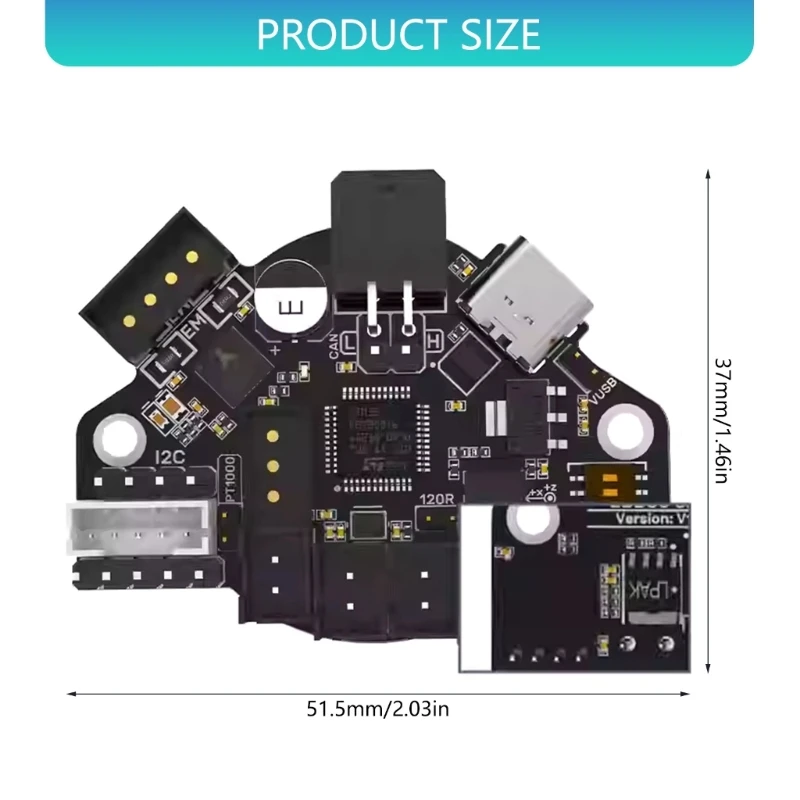 Placa adaptadora CAN EBB36 para detección de bloqueo filamento - imagen 4
