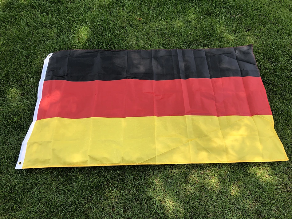 BANDERA DE SKY bandera de Alemania 90x150cm colgante poliéster negro rojo amarillo de deu bandera alemana de Deutschland para decoración - imagen 2