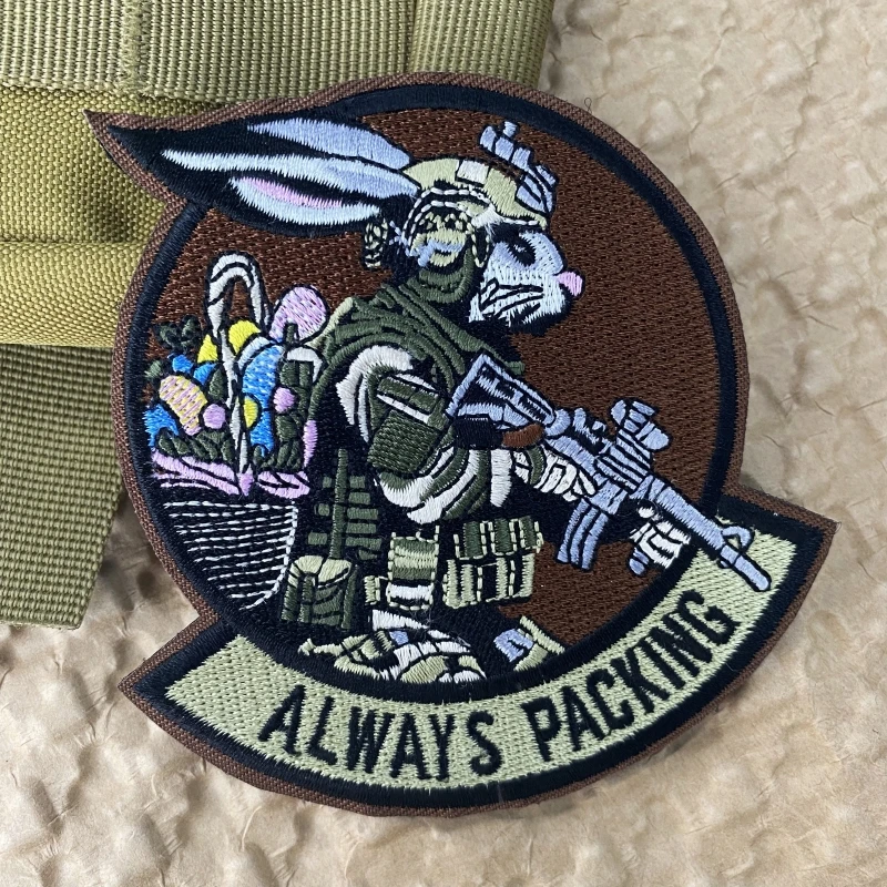 Parche militar bordado táctico de combate de armas, gancho y bucle, pingüinos, llevar lucha o vuelo, insignia de moral, pegatina de mochila - imagen 2