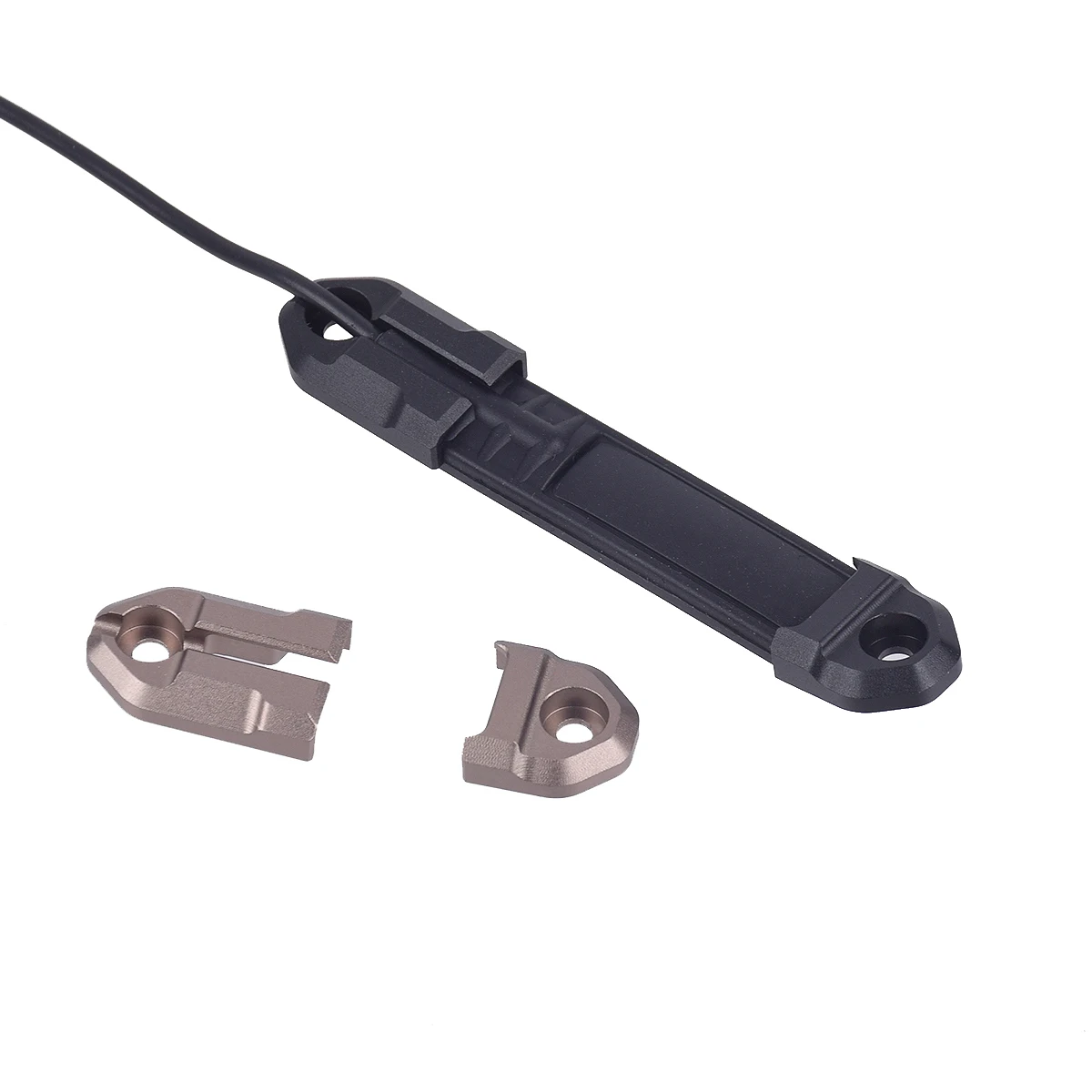 Surefir-herramientas tácticas resistentes, placa de montaje de interruptor de cinta remota compatible con la serie M M600C Element M600U, arma ligera Mlok Keymod Rail - imagen 4