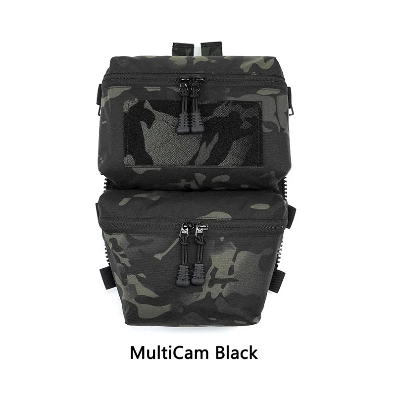 FERRO STYLE-bolsa táctica con cremallera, Panel trasero, doble bolsa FCPC V5, equipo Airsoft, chaleco portador de placa Molle de liberación rápida - imagen 4