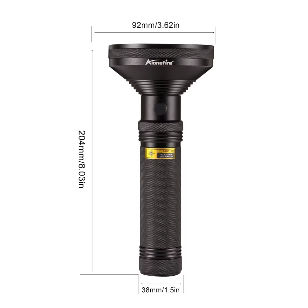 Linterna UV detector fluorescente 395nm 128 LED – Para mascotas y dinero - imagen 2