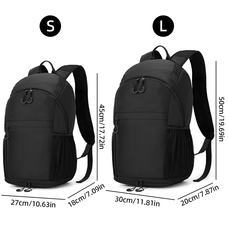 Mochila de fútbol y baloncesto para hombre, bolsa de entrenamiento para deportes al aire libre, gimnasio, Fitness, zapatos de bolsillo, bolsa de viaje para acampar, bolsas para ordenador portátil universitario - imagen 4