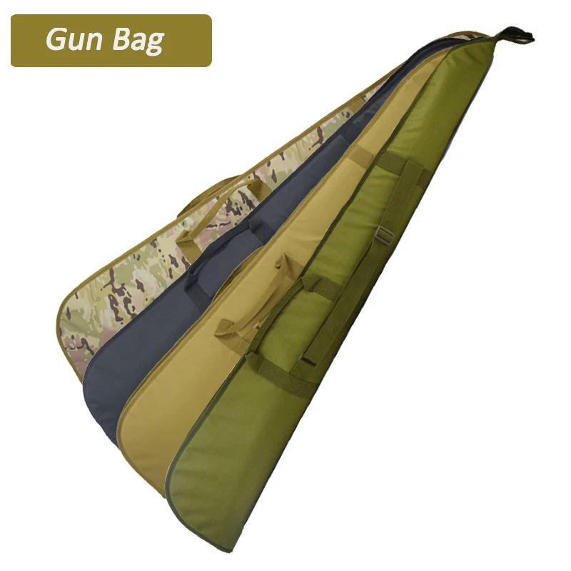 Bolsa de pistola táctica de 128cm, funda de Rifle, bolsa de caza y pesca, bolsa con correa para el hombro, accesorios de Airsoft - imagen 2