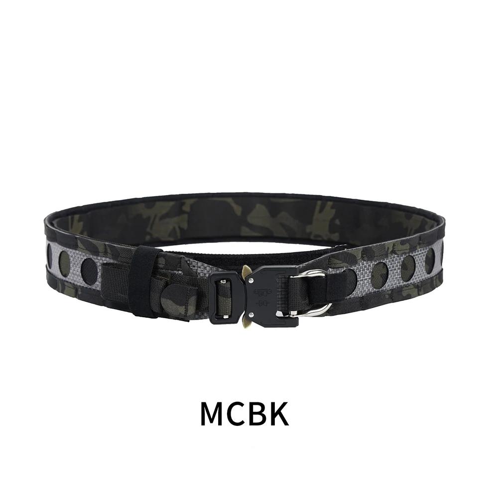 Cinturón táctico Bison, cinturones MOLLE, aparejo de liberación rápida, cinturón resistente Airsoft interior y exterior, equipo de combate de nailon, accesorio de caza - imagen 3