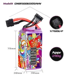 GNB Batería LiPo Alta Potencia para Dron FPV RC