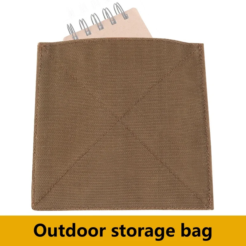 Bolsa de almacenamiento para exteriores con gancho y bucle, capa intermedia de cinta de terciopelo para almacenar equipos al aire libre, ordenadores portátiles, mapas, bolsa de almacenamiento de artículos finos - imagen 2