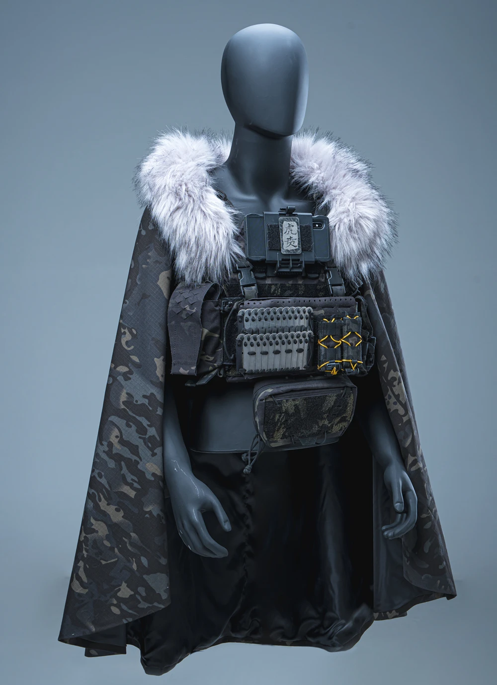 COSPLAY Capa montable de combate de estilo chino para chaleco táctico, accesorio de equipo táctico de camuflaje para exteriores - imagen 2