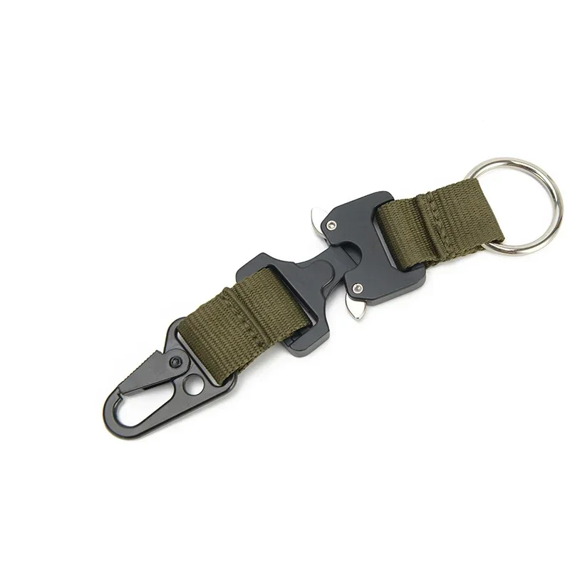 Hebilla Cobra táctica para exteriores, hebilla de correas de nailon, llavero, hebilla táctica de Montañismo, gancho de pico de águila, multiherramienta MOLLE - imagen 4