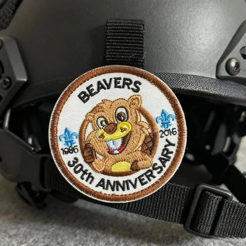 Parche táctico de castores, insignia de moral con gancho y bucle bordado, brazalete militar, pegatinas para mochila, accesorios de ropa DIY - imagen 3