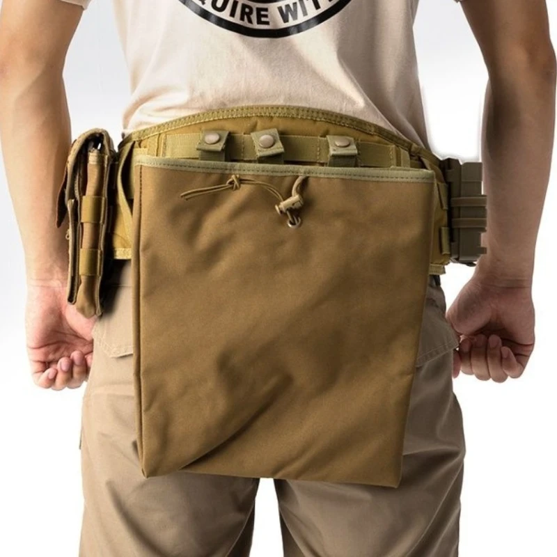 Cinturón Molle acolchado de cintura táctica para exteriores, bolsa Molle para senderismo y caza, cinturón de patrulla con soporte de carga CS para batalla de guerra ajustable - imagen 5