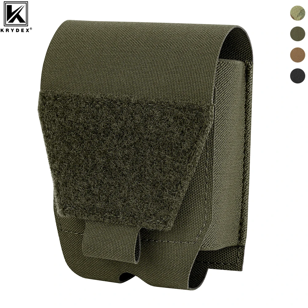 KRYDEX 500D funda para esposas MOLLE/cinturón funda para puños de perfil bajo funda para cinturón de servicio chaleco aplicación de la ley bolsa de caza al aire libre