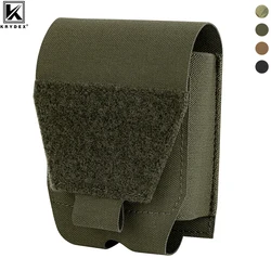 KRYDEX 500D funda para esposas MOLLE/cinturón funda para puños de perfil bajo funda para cinturón de servicio chaleco aplicación de la ley bolsa de caza al aire libre