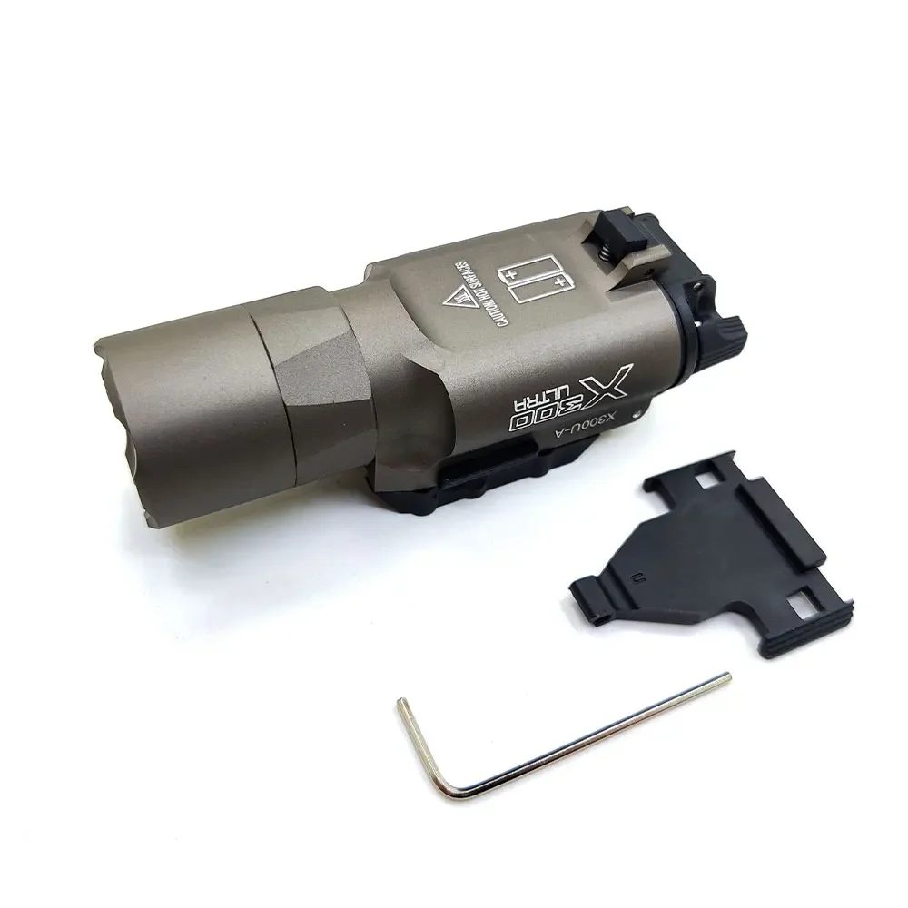 SOTAC GEAR-linterna de caza X300U, luz LED blanca, linterna táctica para exteriores, compatible con riel de 20mm - imagen 4