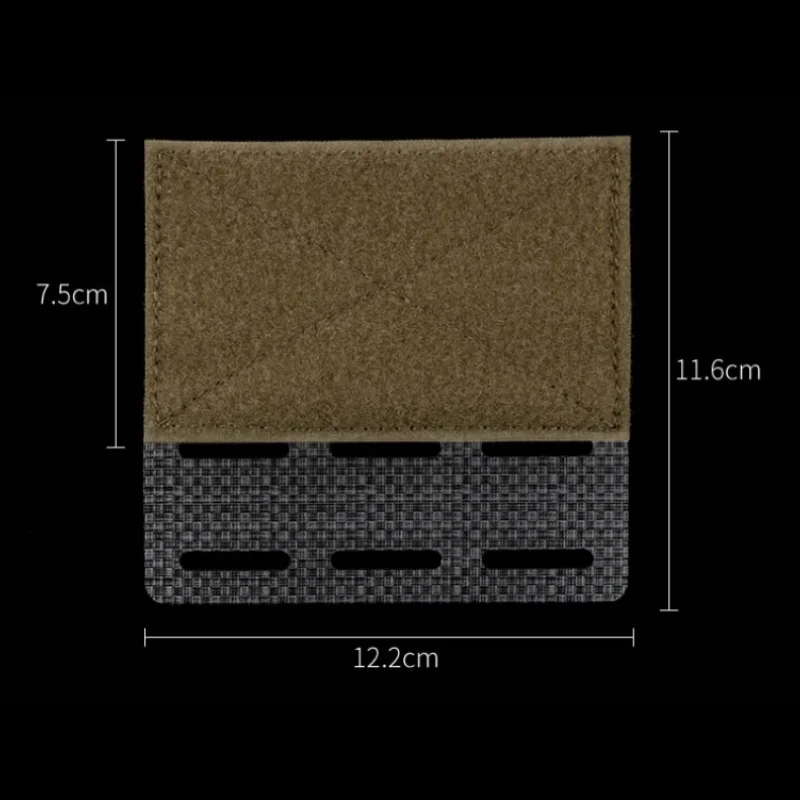 Panel adaptador MOLLE |   Sistema de expansión modular Panel de gancho y bucle de caza |   Para accesorios de plataforma de pecho y mochila - imagen 4
