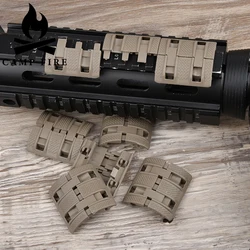 Airsoft KAC XTM táctica 16 piezas accesorios antideslizantes EMagpul 20mm Kit de montaje de riel tejedor paneles protectores de riel conos de nailon