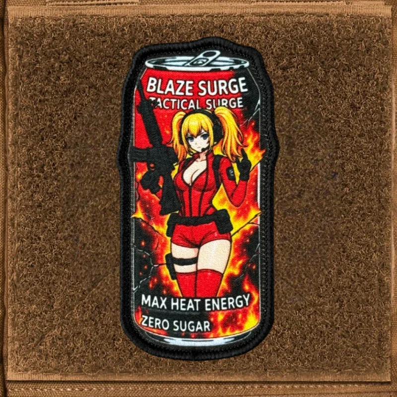 Parches tácticos anime chicas con velcro, insignias para mochila - imagen 4