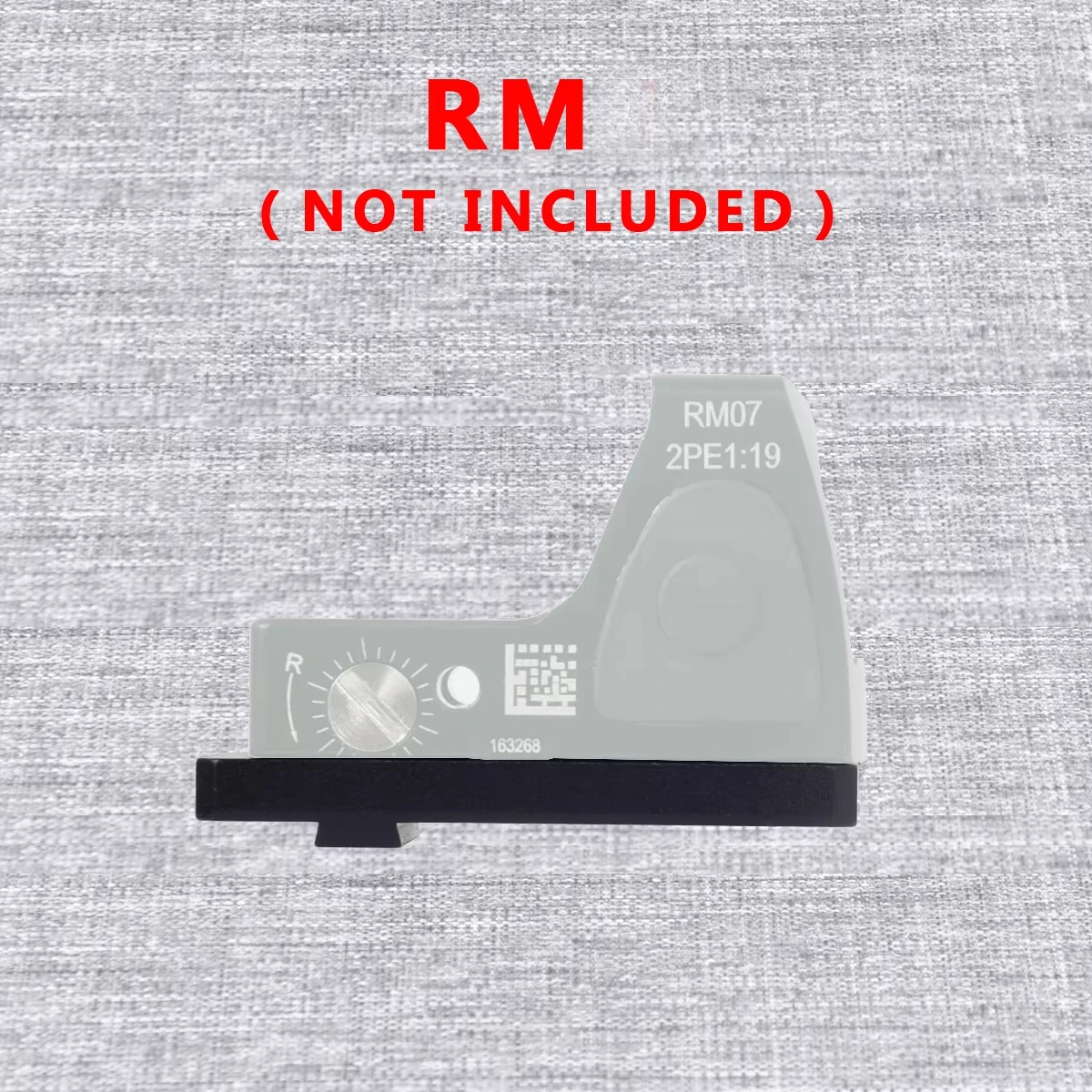 Placa de montaje Universal para Glock 17, adaptador de Base de montaje de placa de mira trasera compatible con RM VISM M1 M2, mira de punto rojo - imagen 3