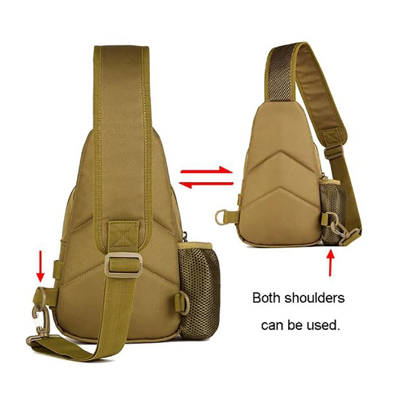 Equipo táctico militar para hombre, bolso de hombro multifuncional para acampar, viaje, senderismo, caza, riñonera cruzada - imagen 2