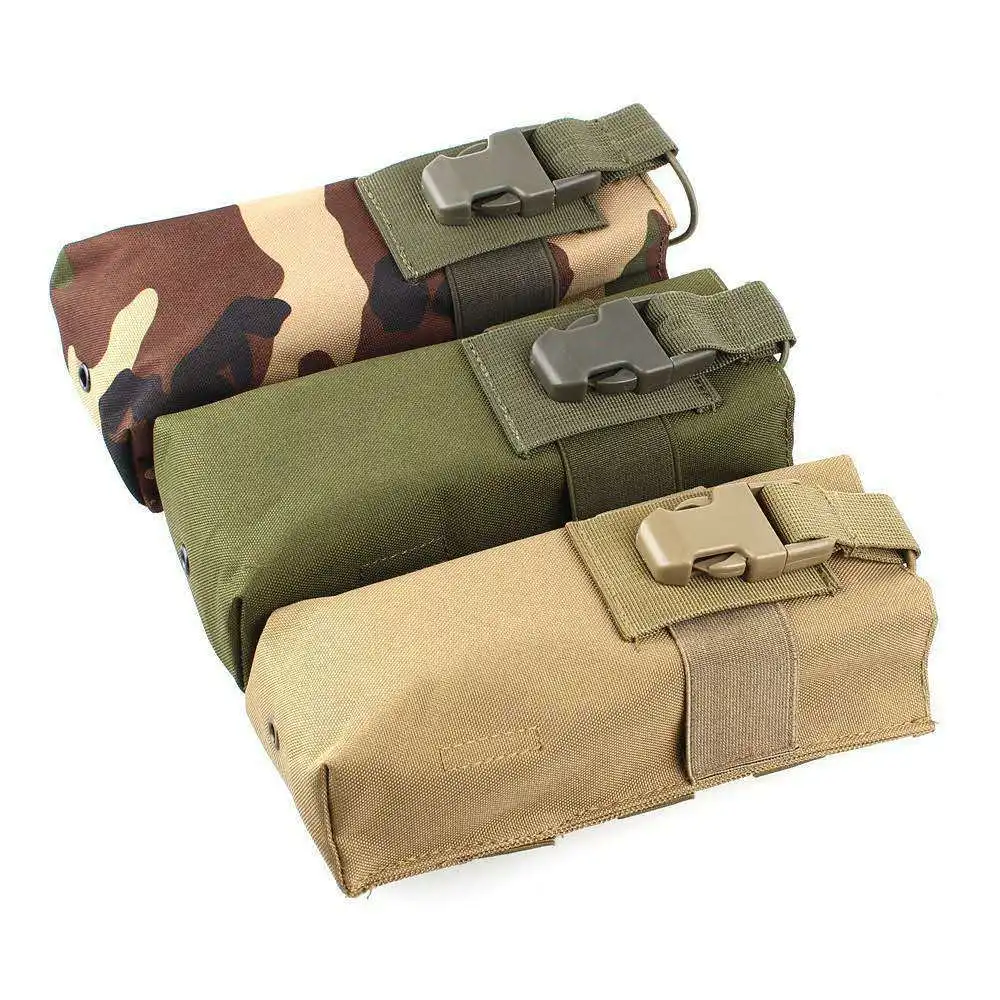 Bolsa de soporte militar Molle para Walkie Talkie de Radio, bolsillo táctico para revistas Airsoft, dos vías - imagen 5