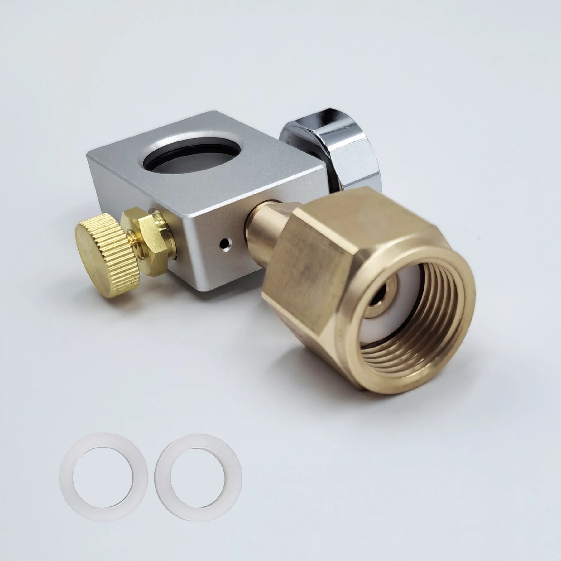 Adaptador de cilindro de CO2 para agua gaseosa, estación de llenado de repuesto de carbonatador para reemplazo de llenado de botellas de tanque de CO2 - imagen 3