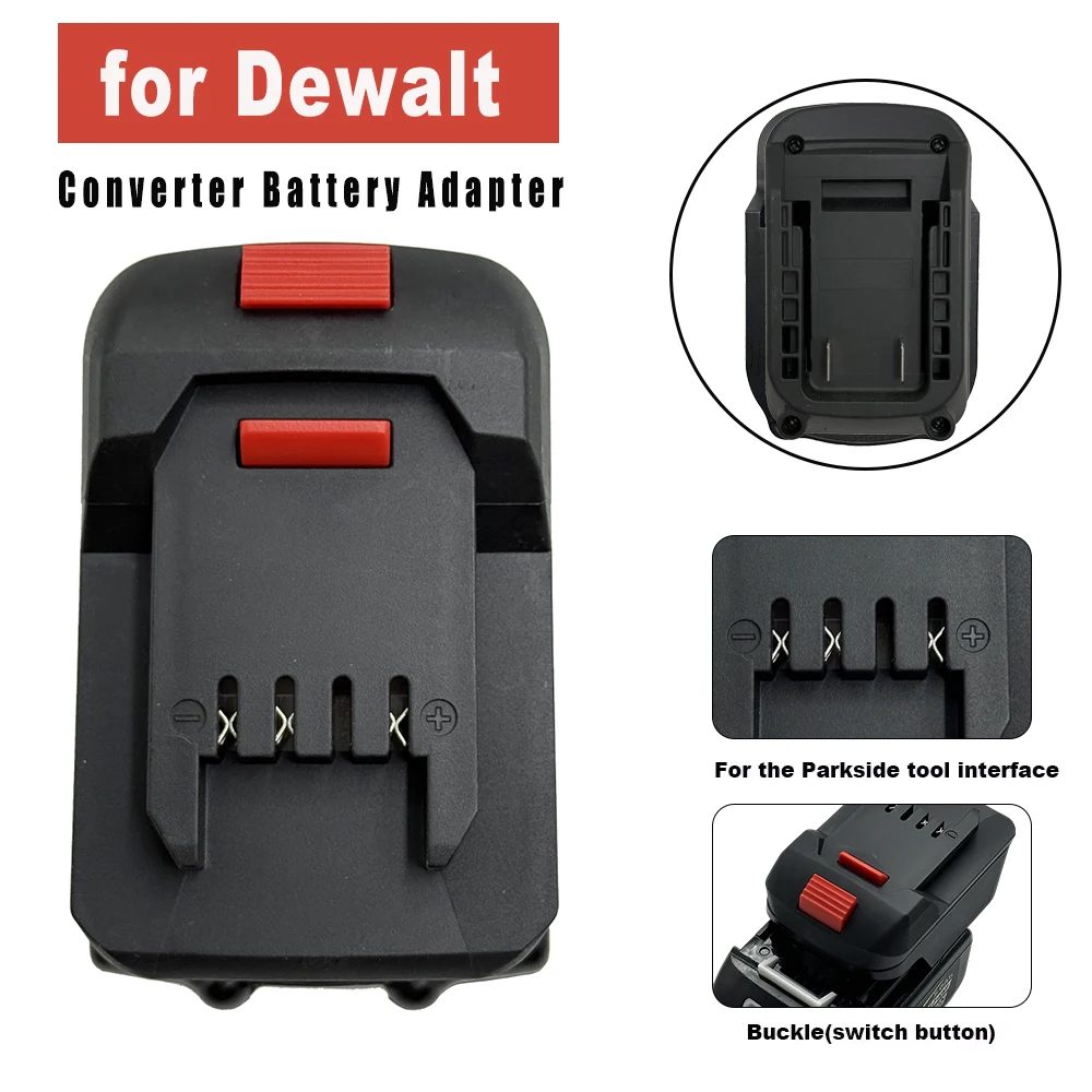 Nuevo convertidor adaptador de batería para batería de litio Dewalt18V a Lidl Parkside X20V Li-Ion accesorios de herramientas eléctricas