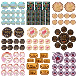 Parche bordado de dibujos animados/letras, parches termoadhesivos para ropa, apliques para coser chaqueta, 10 unids/lote