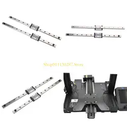 J1HC para actualización lineal guía lineal del eje Y ender3 300 mm con placa posterior fija para riel lineal